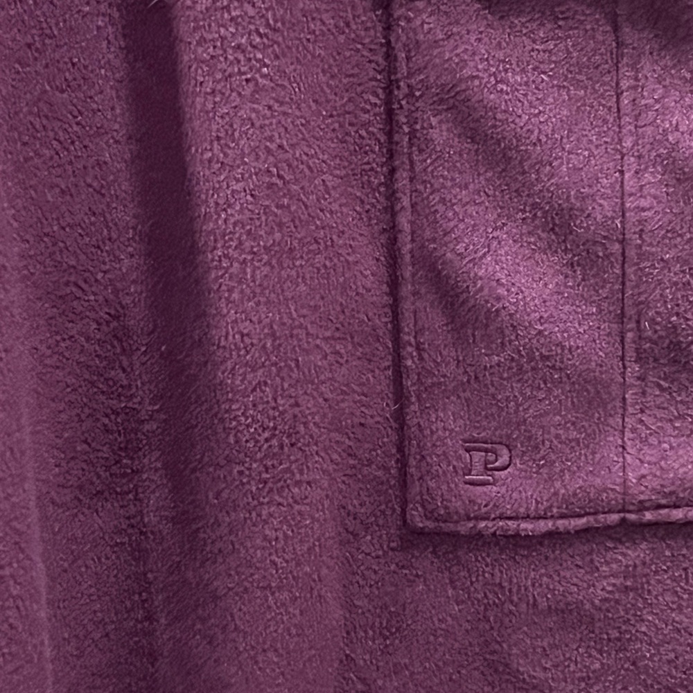 PINK Victoria's Secret Wide Leg Cargo Pants in Deep Burgundy - Picture 3 of 6
